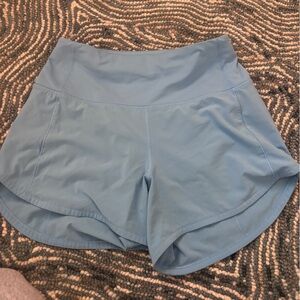 LULULEMON Light Blue Speed-Up High Rise Athletic Shorts Women’s 2
